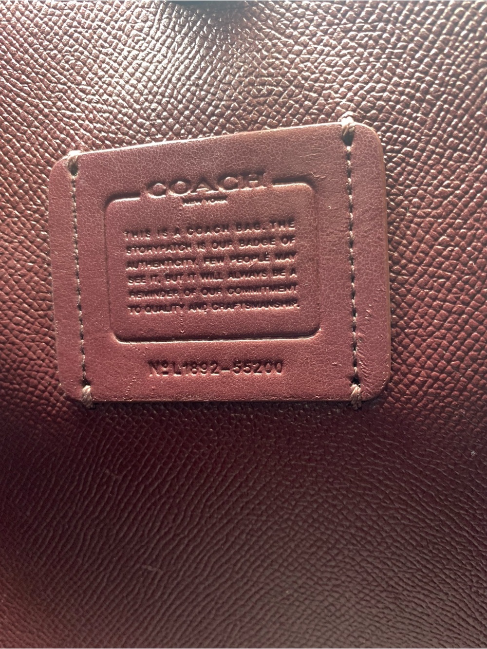 Coach Charlie Bucket Bag 55200 Coral Pebbled Leather Shoulder Tote - Picture 8 of 16